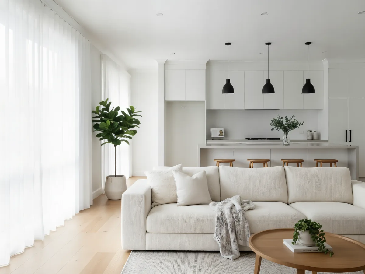 Spotless Melbourne living room