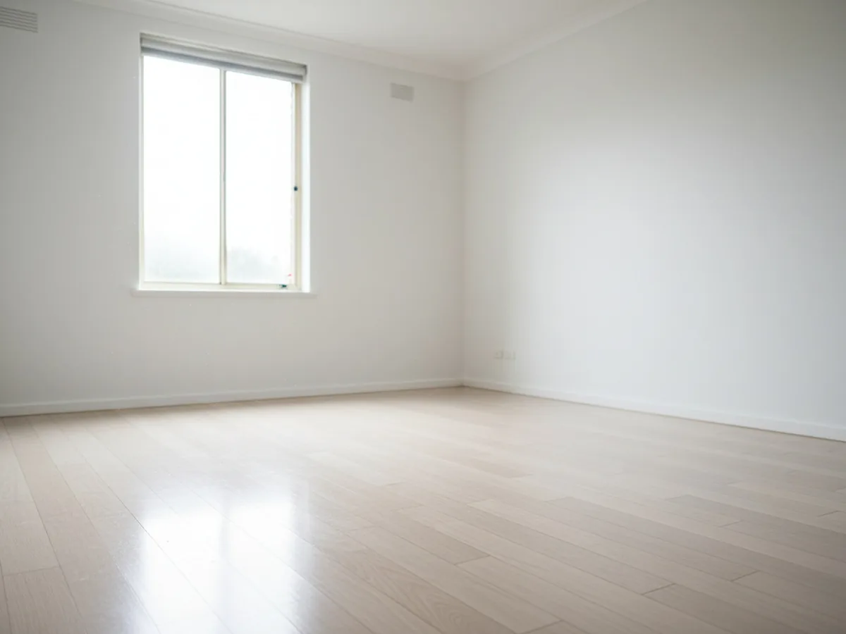 A freshly cleaned, empty Melbourne interior